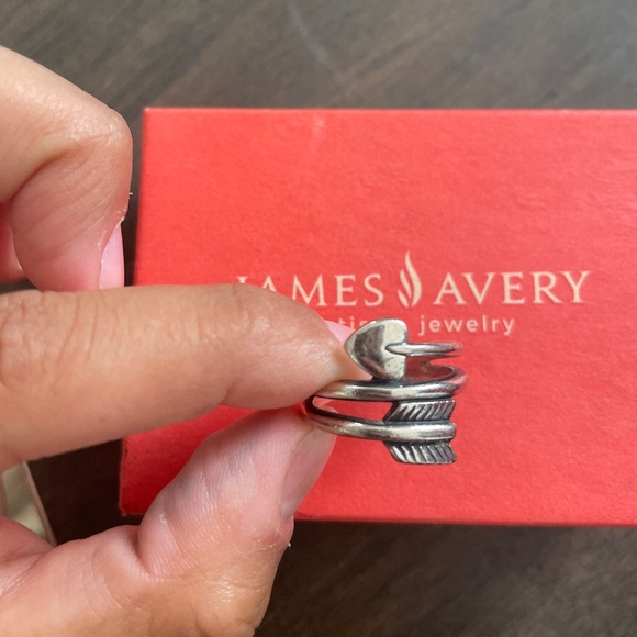James Avery Arrow and Heart Ring - Picture 2 of 2